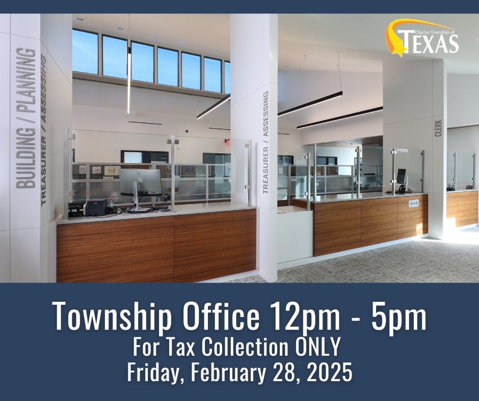 Township open for Tax Collection