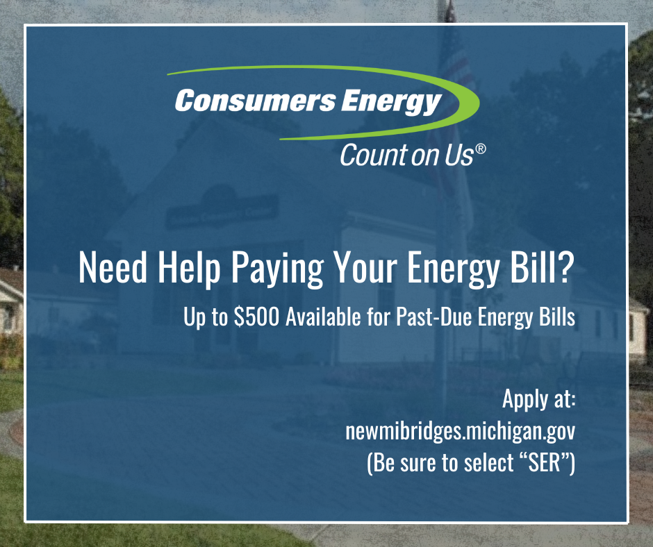 Consumers Energy Relief Funding
